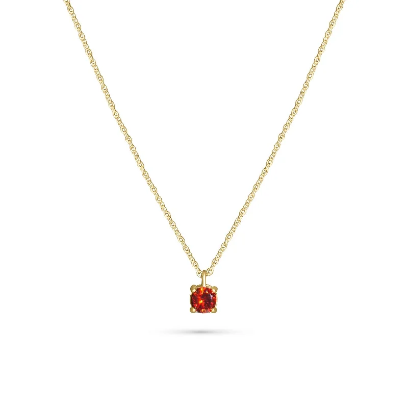 Bridal Necklace with Rubies-Red Diamond Necklace