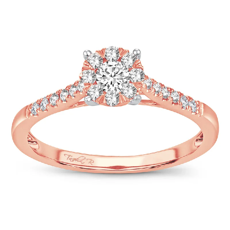 Luxury Wedding Band-14K 0.35CT Diamond ring