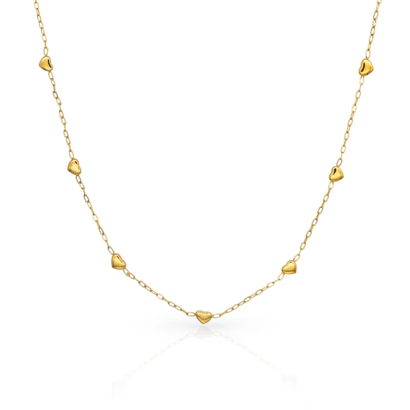 Chic Necklace for Women-The Spaced Heart Lola Necklace