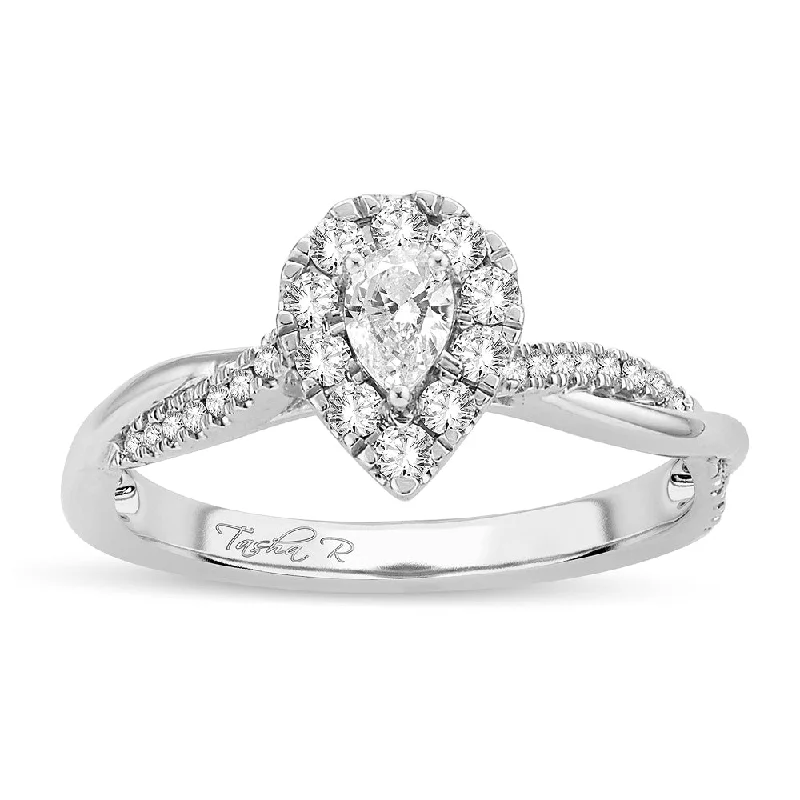 Gorgeous Wedding Ring Set-14K 0.50CT Diamond RING