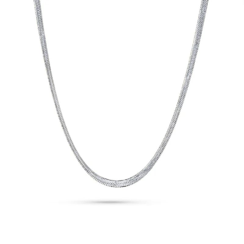 Beautiful Gold Necklace-Silver Snake Chain Necklace