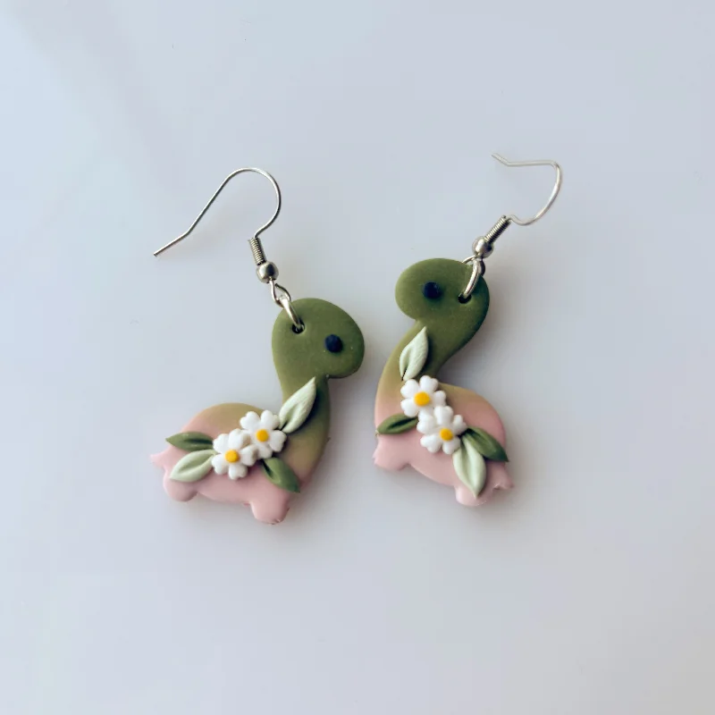 Chic Pearl Earrings-DAISY DINO EARRINGS