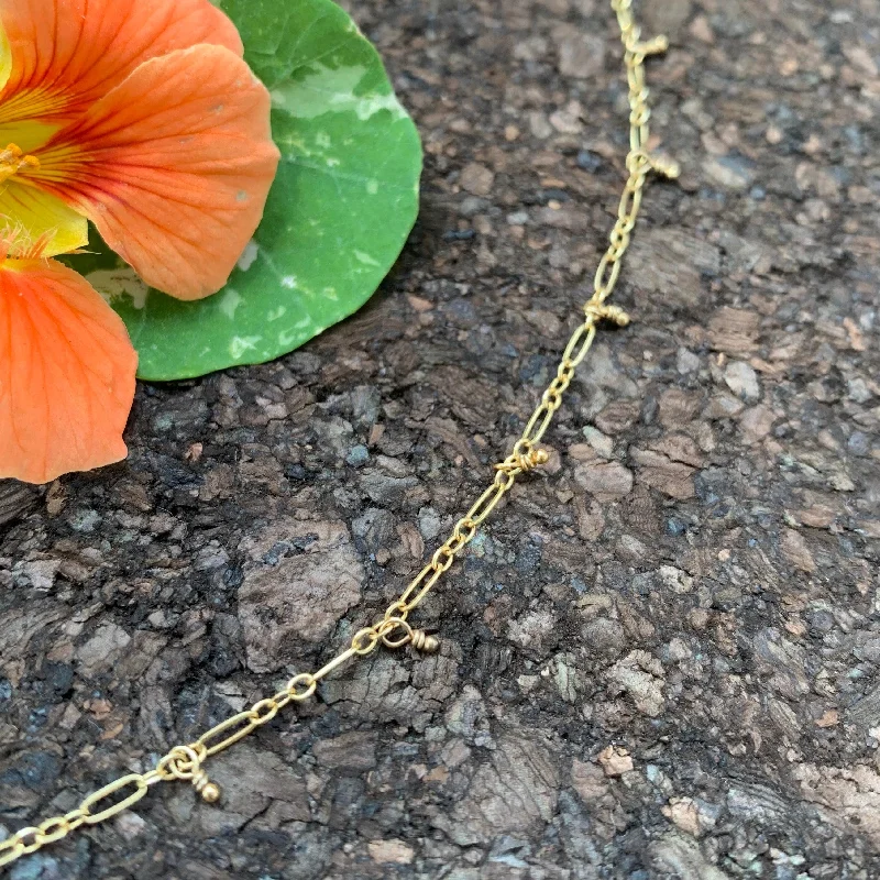 Modern Diamond Necklace-Dewdrop Necklace