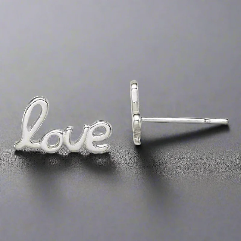 Funky Earrings for Teens-SS 'Love' Earrings