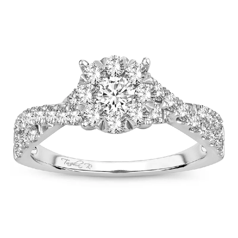 Diamond Ring for Wedding Day-14K 1.00CT Diamond ring