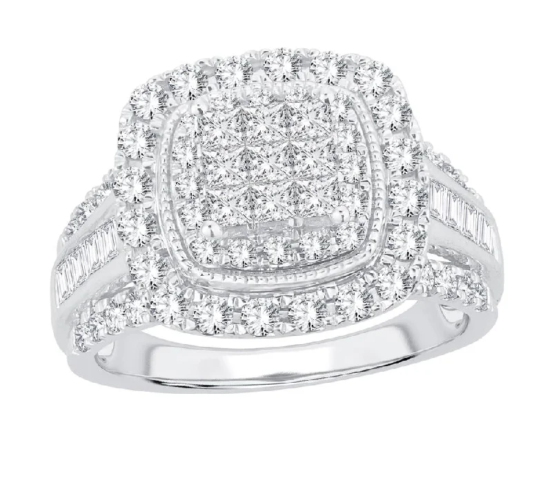 Designer Wedding Ring Set-10K 0.50ct Diamond Ring