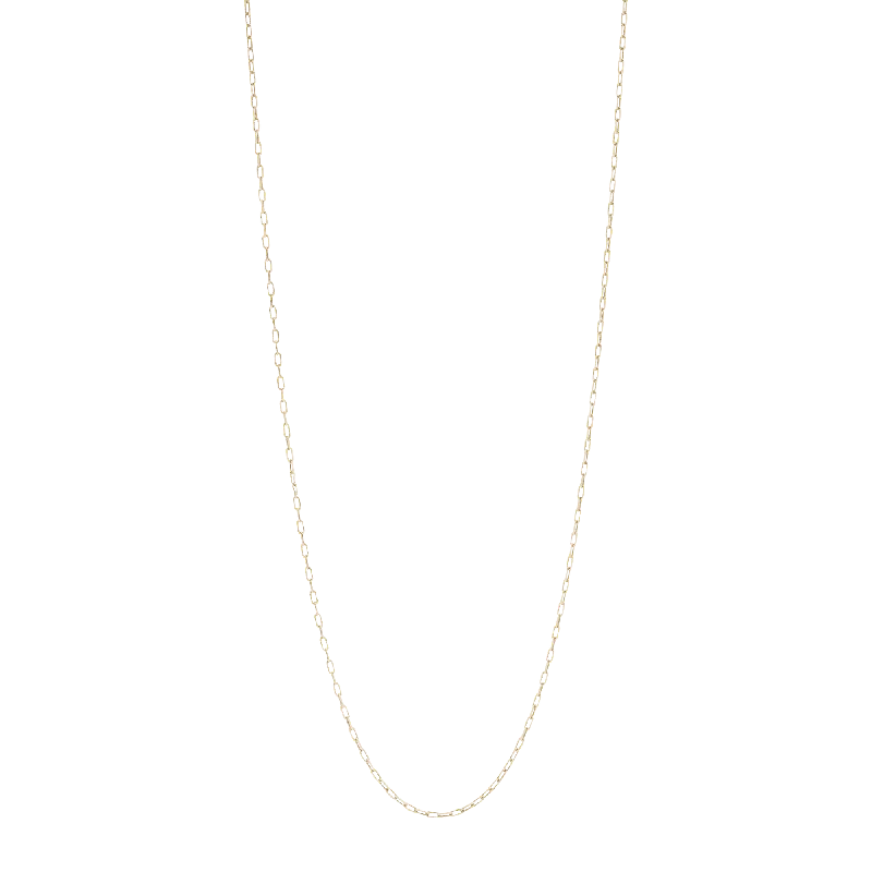 Gold Necklace with Diamonds-Stella Point Necklace (chain) Gold Plated