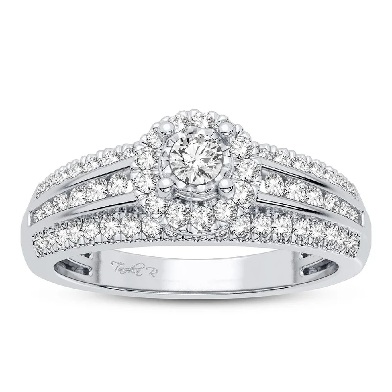 Designer Wedding Ring Set-14K 0.50CT Diamond Ring