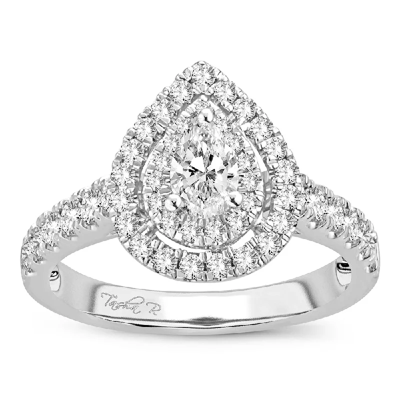 Stylish Engagement Ring-14K 1.00CT Engagement Ring