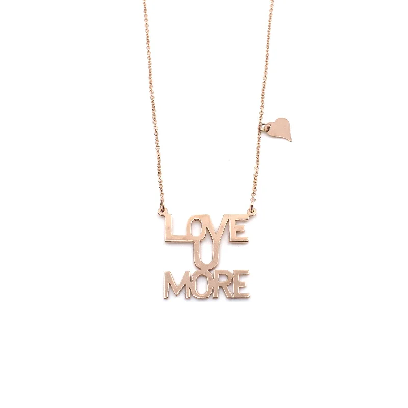 Fashionable Layered Necklace-Love You More Sunrise Necklace in Rose Gold