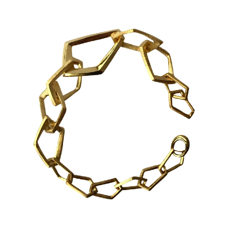 Stylish Gold Bracelet-Polygon Bracelet