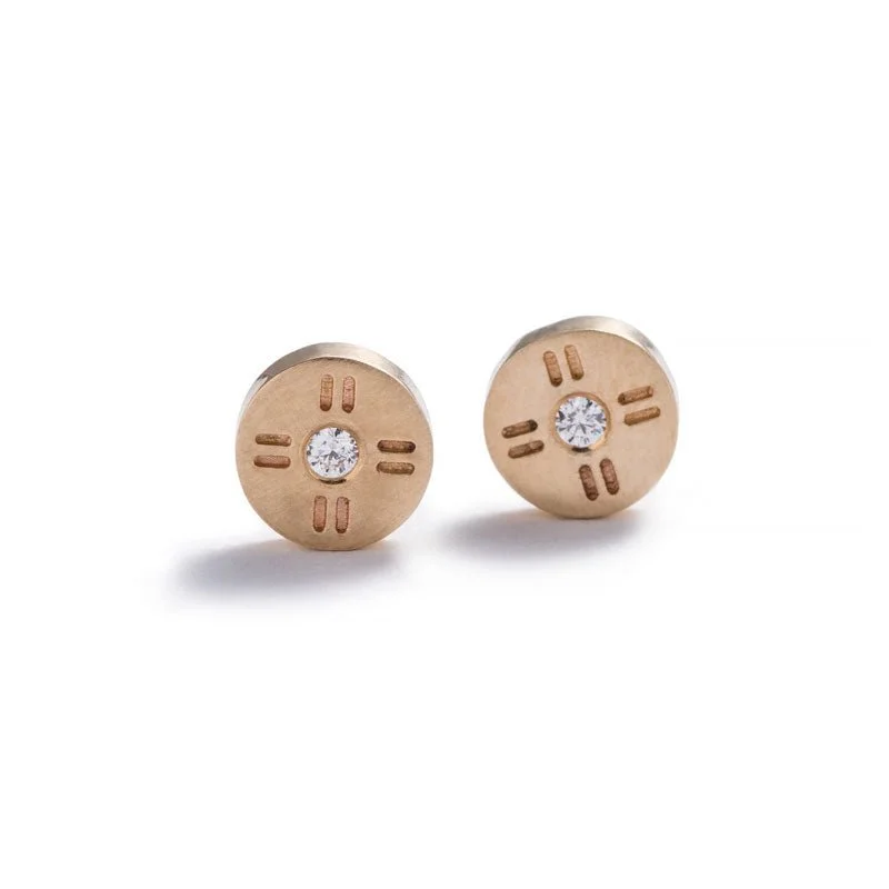 Chic Bridal Earrings-Mollis stud earrings