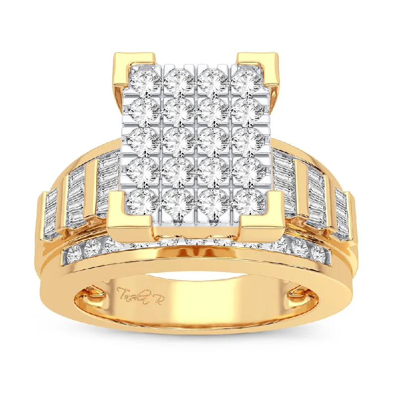 Men's Custom Wedding Ring-10K 1.00CT Diamond Ring