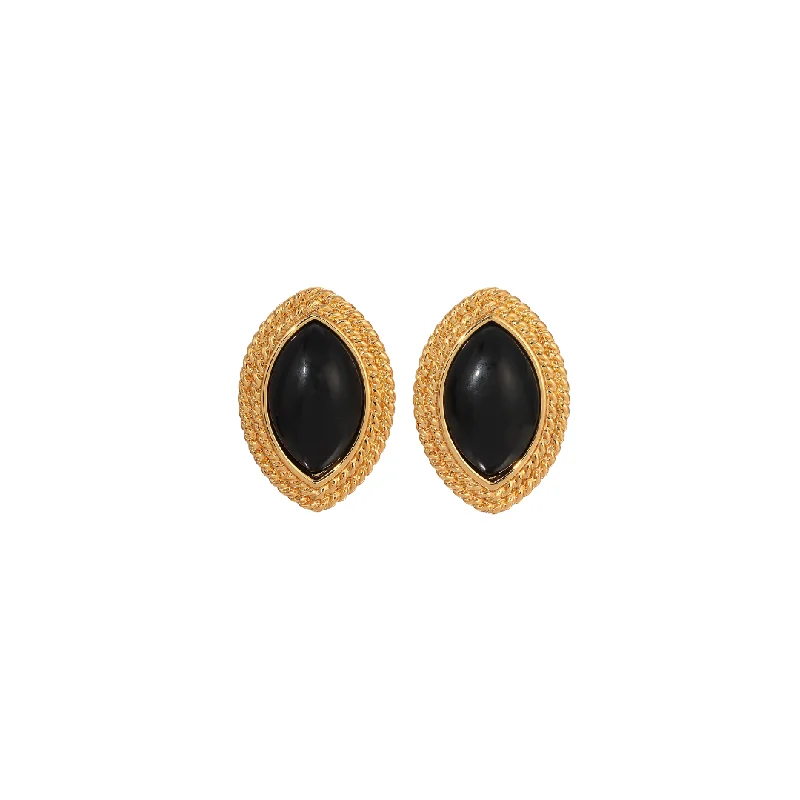 Colorful Stud Earrings-NOIR