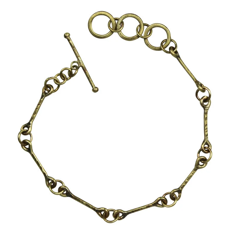 Designer Gold Bracelet-Balsa Chain Bracelet, Brass