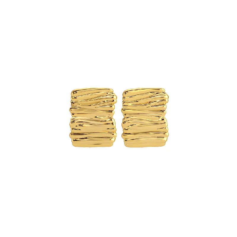 Dazzling Gold Earrings-GAIA EARRINGS GOLD