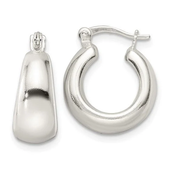 Simple Silver Earrings-SS Small Hoop Earrings