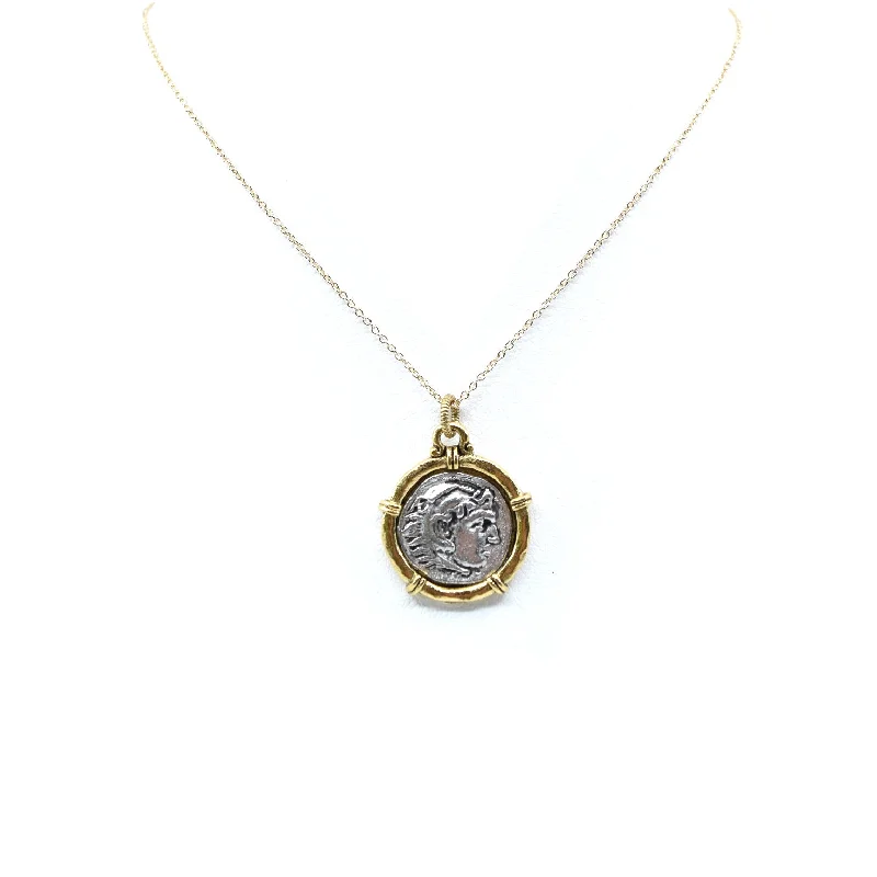 Customizable Pendant Necklace-Aureus Coin Necklace