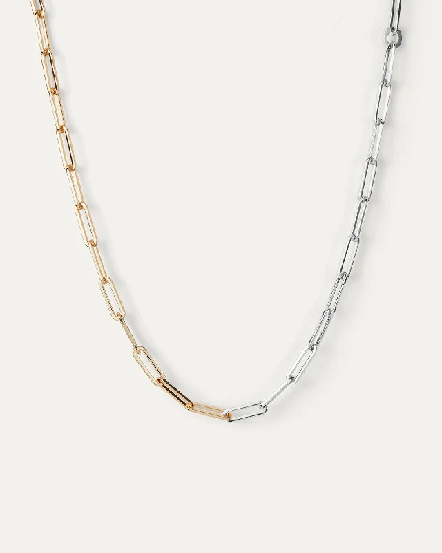 Stunning Crystal Necklace-Andi Slim Chain