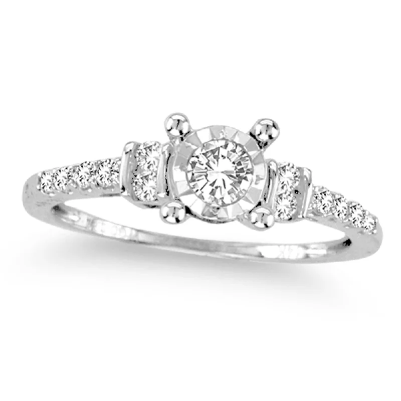 Fashionable Engagement Ring Set-14K  0.50CT  Diamond RING