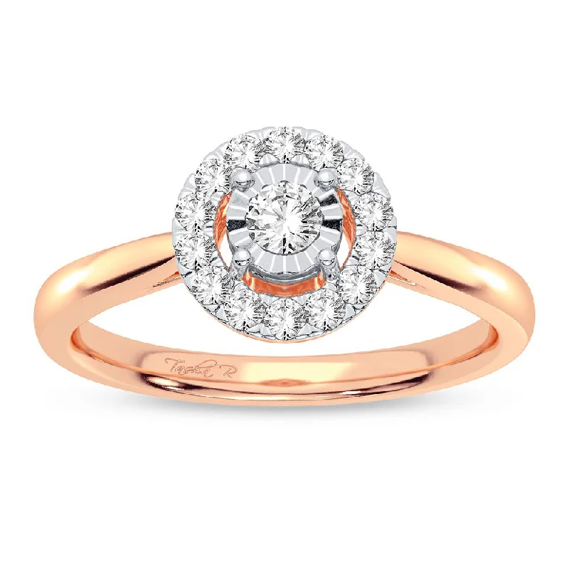 Men's Engagement Ring-14K 0.25CT Diamond Ring