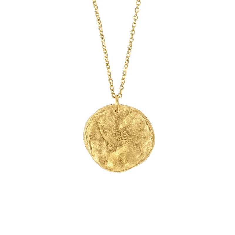 Modern Pendant Necklace for Women-Thalassa Gold Plated Necklace