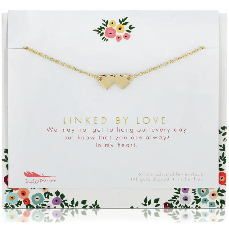 Handmade Wedding Necklace-Linked By Love - Necklace & Card