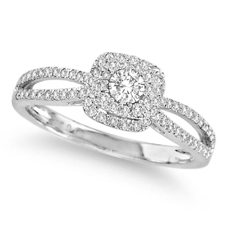 Stackable Rings for Women-14K  0.35CT Diamond RING