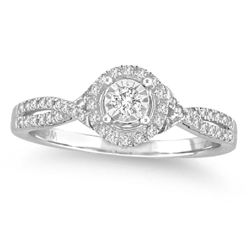 Men's Custom Wedding Ring-14K 0.25CT Diamond RING