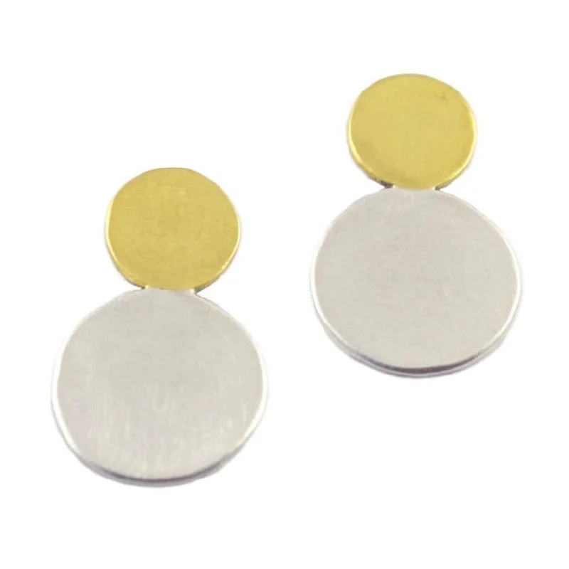 Artistic Earrings for Women-Moonlet Post Earrings