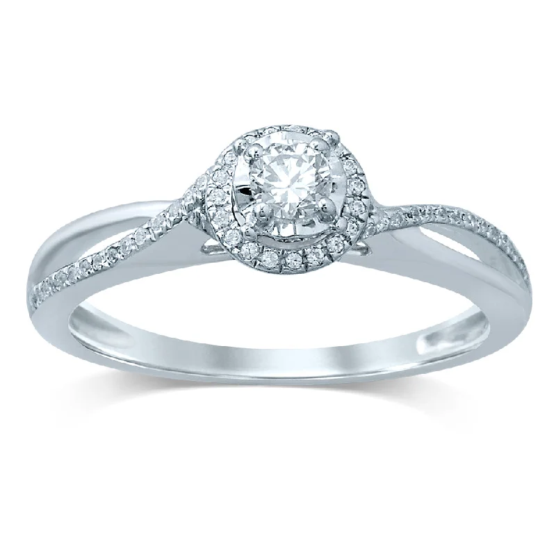 Diamond Anniversary Ring-14K 0.25CT Diamond RING