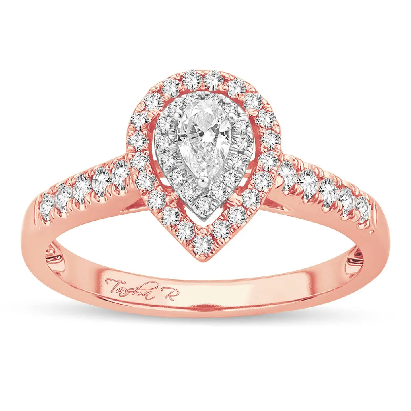 Diamond Ring for Wedding Day-14K 0.51CT Diamond Ring