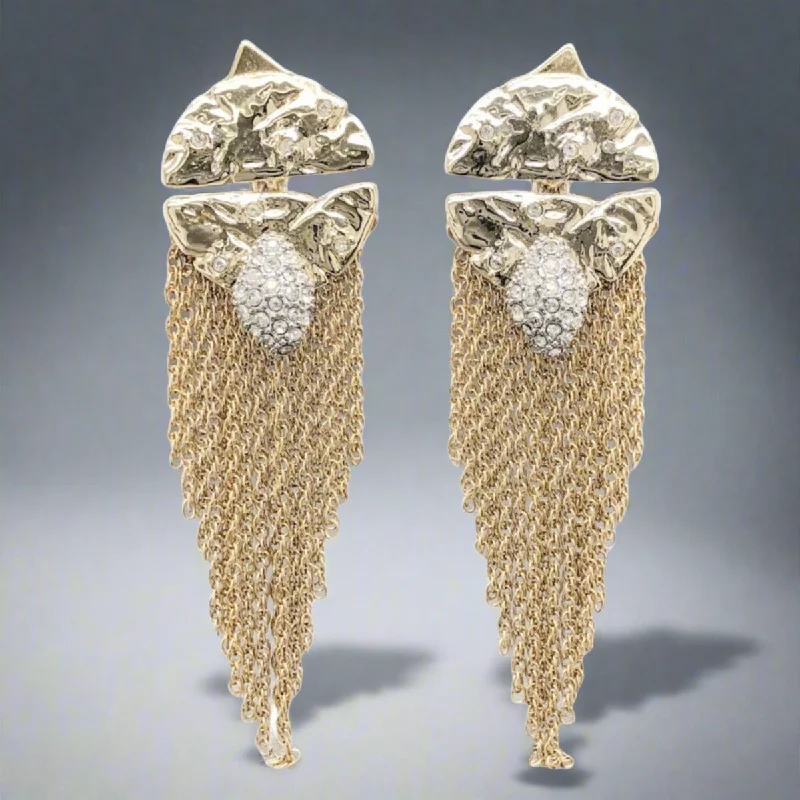 Customizable Wedding Earrings-YGP CZ Dangle Earrings by Alexis Bittar