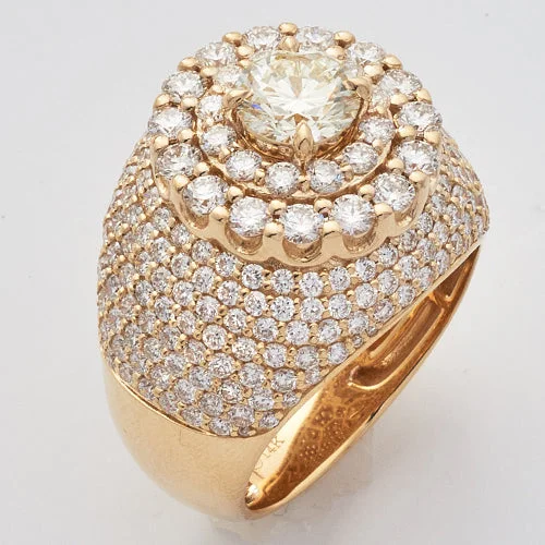 Elegant Diamond Ring-14KY 5.88CTW DIAMOND MENS SEMI MOUNT RING