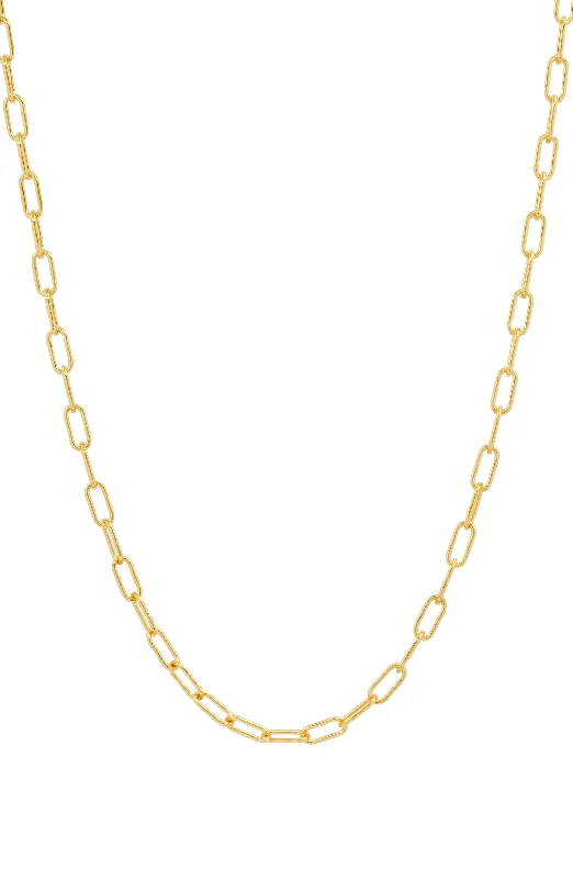 Gold Necklace with Sapphires-Soho Necklace