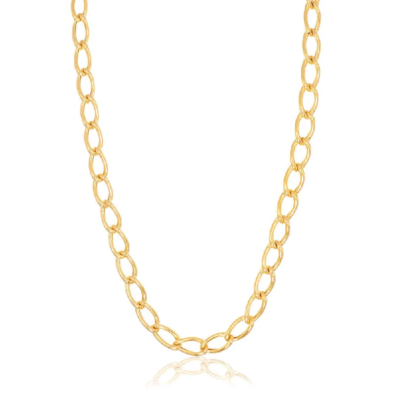 Elegant Necklace with Topaz-Ellisse 18K Gold Plated Necklace