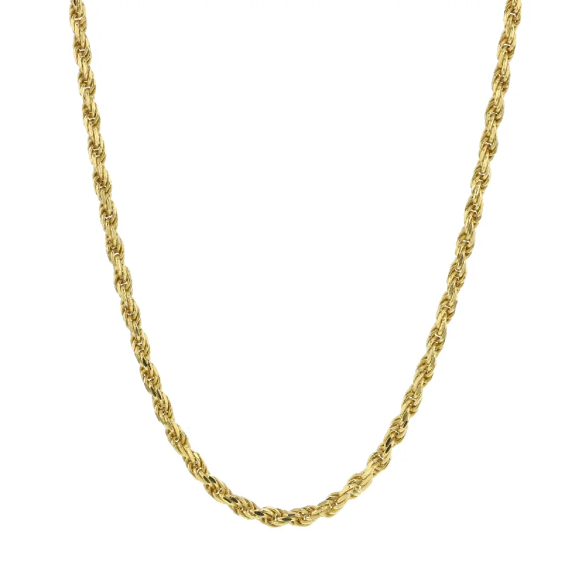 Elegant Drop Necklace-Rope Gold Plated Necklace