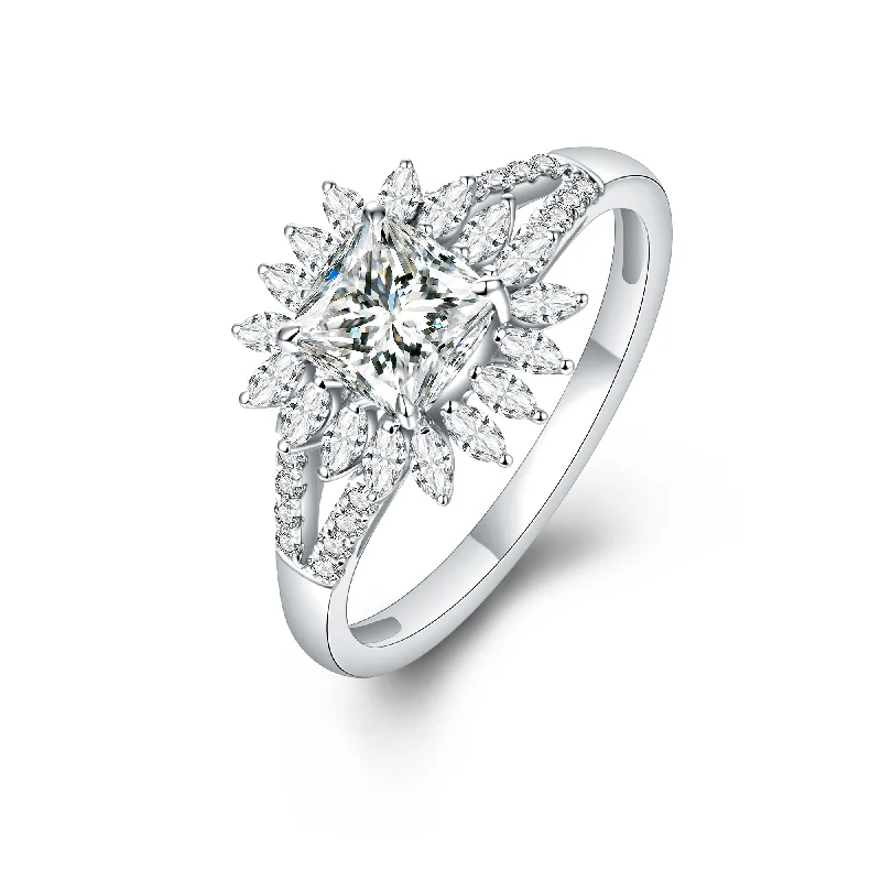 Designer Diamond Wedding Ring-GIA Certified Cushion Diamond Ring