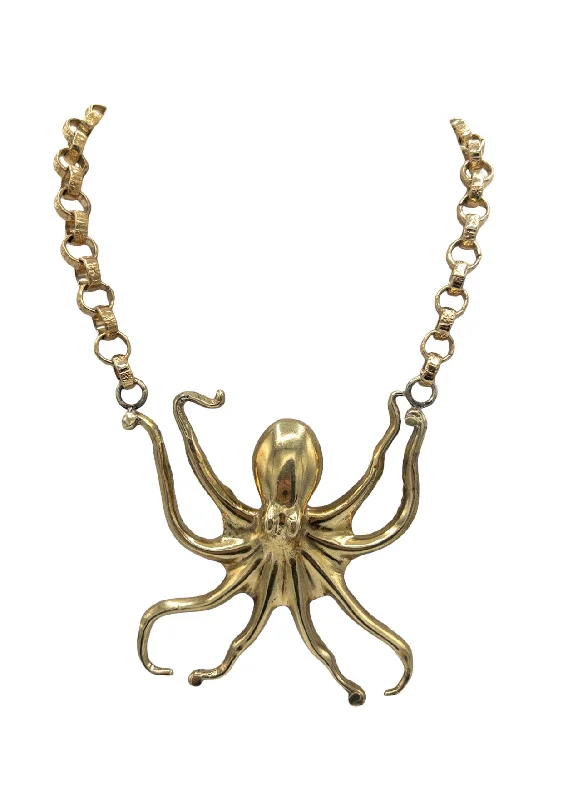 Casual Necklace for Women-Octopus Pendant Necklace