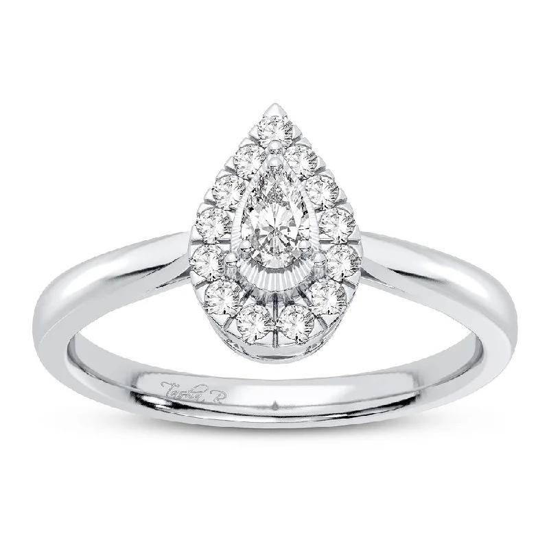 Customizable Engagement Ring-14K 0.25CT Diamond Ring