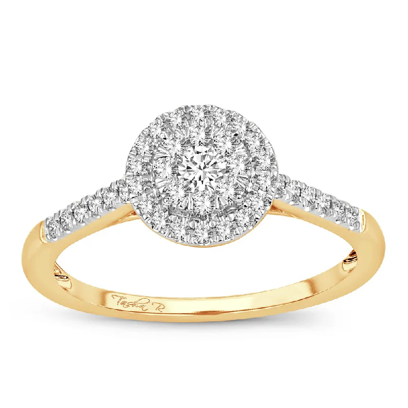 Personalized Engagement Ring-14K 0.33CT Diamond ring