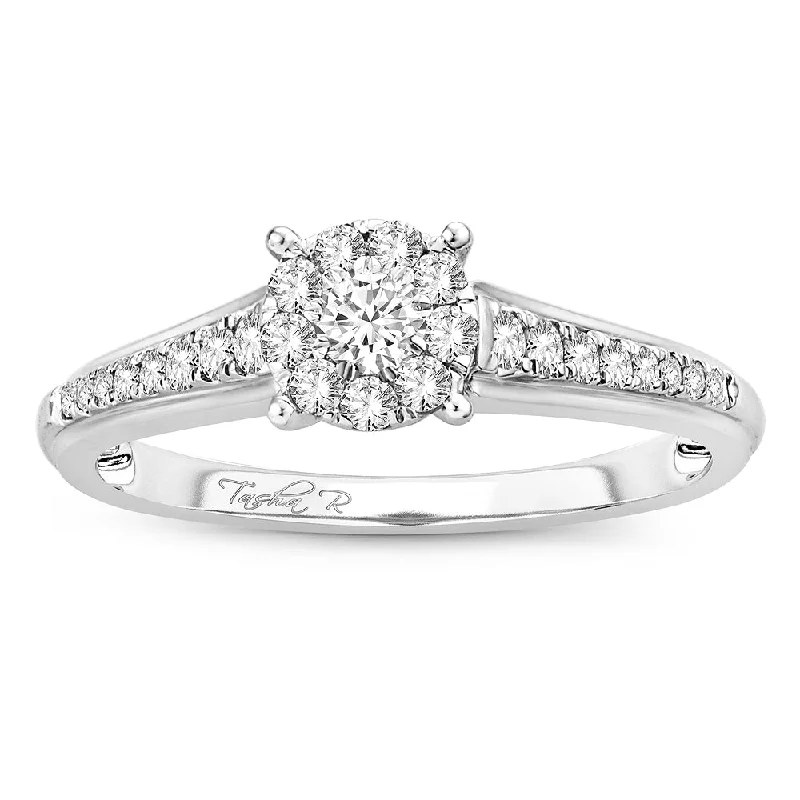 Men's Custom Wedding Ring-14K 0.37Ct Diamond Ring