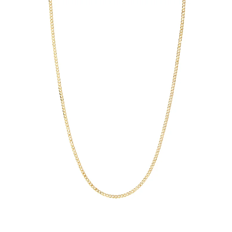 Simple Silver Pendant Necklace-Saffi Gold Plated Necklace