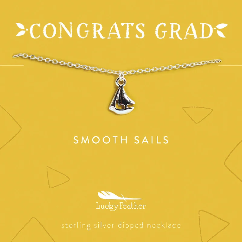 Luxury Pearl Necklace-Smooth Sails - Graduation Necklace